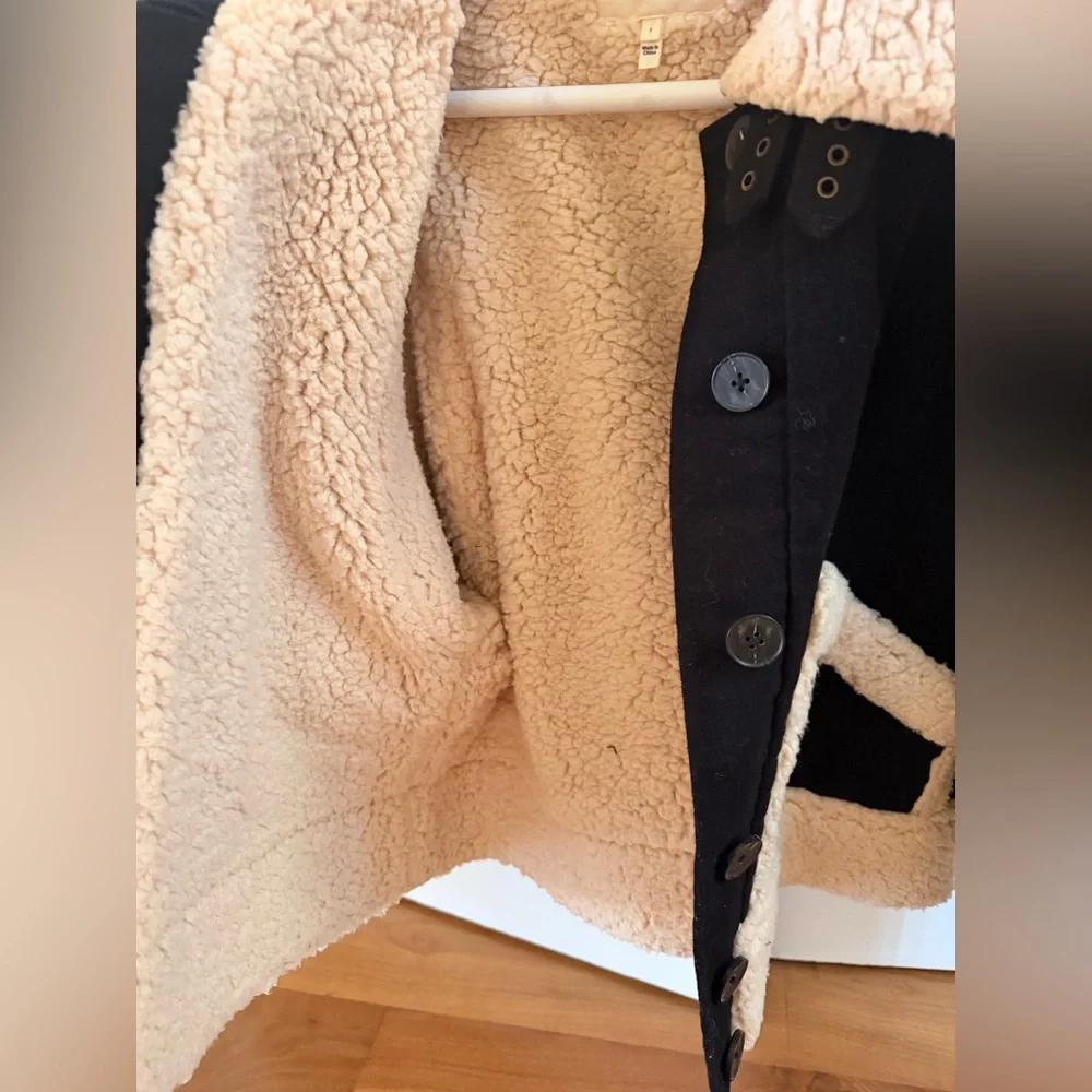 The Great brand Sherpa jacket, cropped